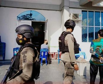 Lakukan Patroli Rutin, Brimob Kompi 2A Pelopor Berikan Rasa Aman dan Nyaman